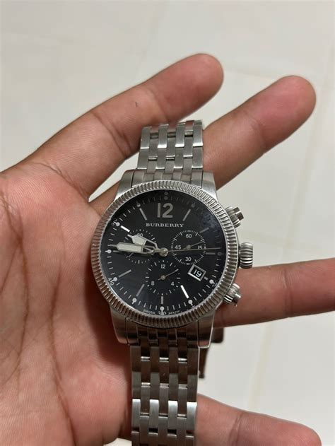 Burberry The Utilitarian Swiss BU7839 Stainless Chronograph 